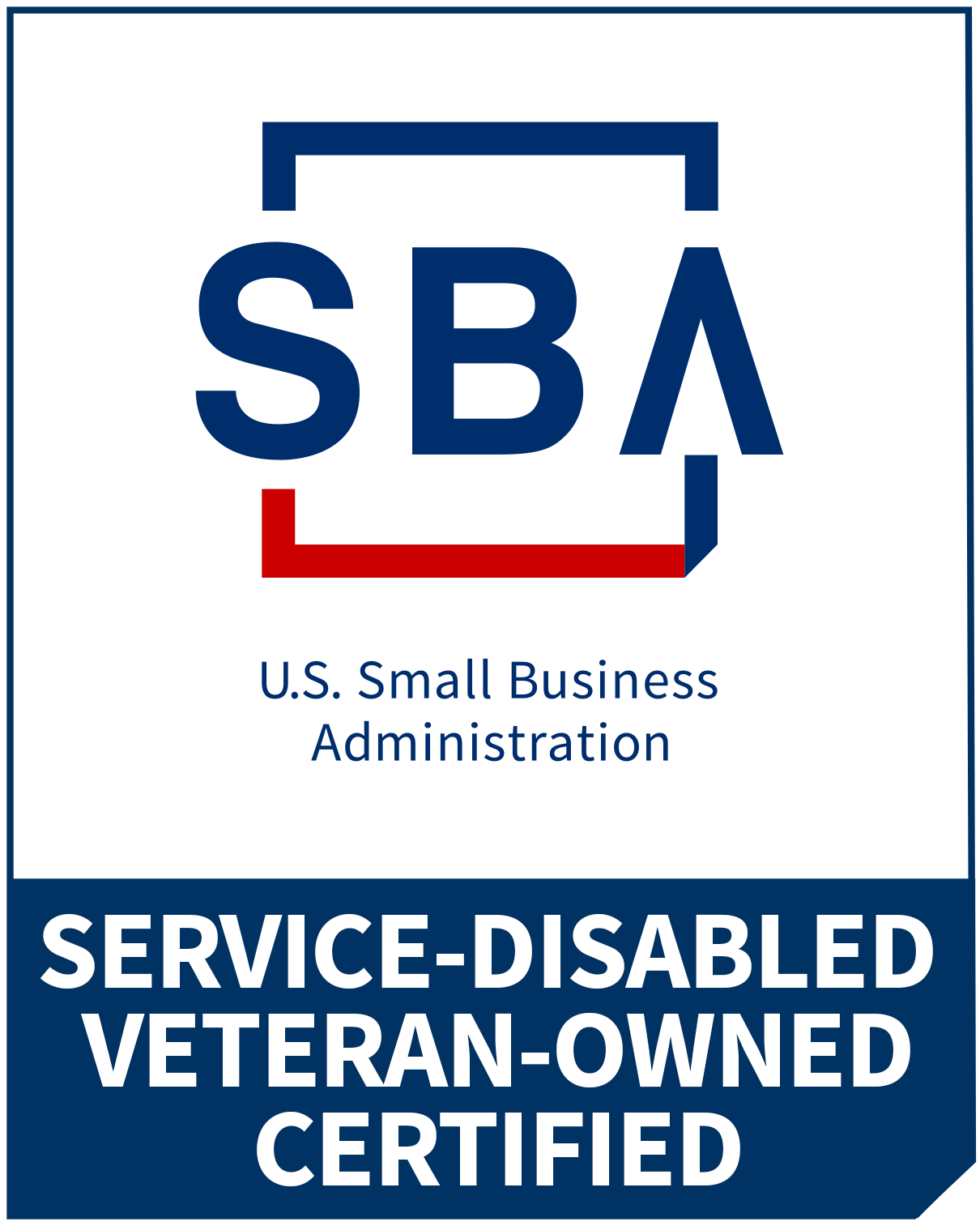 Service-Disabled Veteran-Owned Certified Badge